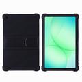 Samsung Galaxy Tab A11+ Silicone Case with Kickstand - Black