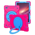 Samsung Galaxy Tab A8 10.5 (2021) Heavy Duty 360 Case with Hand Strap - Hot Pink / Blue