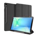 Samsung Galaxy Tab S10 FE+ Dux Ducis Domo Tri-Fold Smart Folio Case - Black