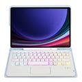 Samsung Galaxy Tab S10 Lite/S10 FE/S9 FE/S9 Bluetooth Keyboard Case - Baby Blue