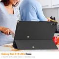 Samsung Galaxy Tab S12 Ultra Tri-Fold Series Smart Folio Case - Black