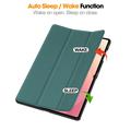 Samsung Galaxy Tab S12 Ultra Tri-Fold Series Smart Folio Case - Blackish Green