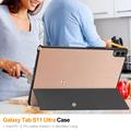 Samsung Galaxy Tab S12 Ultra Tri-Fold Series Smart Folio Case - Rose Gold