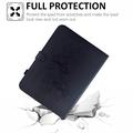 Samsung Galaxy Tab S12+ Butterfly Smart Folio Case with Card Slots - Black