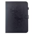 Samsung Galaxy Tab S12+ Butterfly Smart Folio Case with Card Slots - Black
