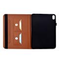 Samsung Galaxy Tab S12+ Butterfly Smart Folio Case with Card Slots - Brown
