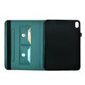 Samsung Galaxy Tab S12+ Butterfly Smart Folio Case with Card Slots - Green