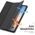 Samsung Galaxy Tab S12+ Dux Ducis Domo Tri-Fold Smart Folio Case - Black