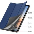 Samsung Galaxy Tab S12+ Dux Ducis Domo Tri-Fold Smart Folio Case - Blue
