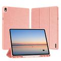 Samsung Galaxy Tab S12+ Dux Ducis Domo Tri-Fold Smart Folio Case - Pink