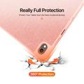Samsung Galaxy Tab S12+ Dux Ducis Domo Tri-Fold Smart Folio Case - Pink