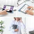 Samsung Galaxy Tab S12+ Dux Ducis Toby Tri-Fold Smart Folio Case - Baby Blue