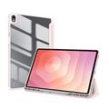 Samsung Galaxy Tab S12+ Dux Ducis Toby Tri-Fold Smart Folio Case - Light Pink