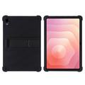 Samsung Galaxy Tab S12+ Silicone Case with Kickstand - Black