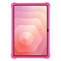 Samsung Galaxy Tab S12+ Silicone Case with Kickstand - Hot Pink