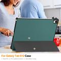Samsung Galaxy Tab S12+ Tri-Fold Series Smart Folio Case - Blackish Green