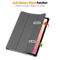 Samsung Galaxy Tab S12+ Tri-Fold Series Smart Folio Case - Grey