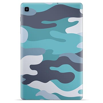 Samsung Galaxy Tab S6 Lite TPU Case - Blue Camouflage