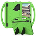 Samsung Galaxy Tab S7+/S7 FE/S8+ Kids Carrying Shockproof Case - Green