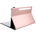 Samsung Galaxy Tab S7+/S7 FE/S8+  Bluetooth Keyboard Case - Rose Gold