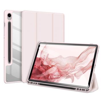 Samsung Galaxy Tab S9 Dux Ducis Toby Tri-Fold Smart Folio Case - Light Pink