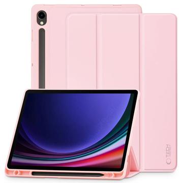 Samsung Galaxy Tab S9/S9 FE/S10 FE/S10 Lite Tech-Protect SmartCase Pen Tri-Fold Folio Case - Roze