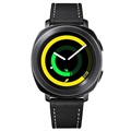 Samsung Galaxy Watch4/Watch4 Classic Leather Strap - Black