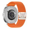 Samsung Galaxy Watch8/Watch8 Classic/Watch9 Tech-Protect Nylon Clasp Woven Strap - 40/44/46mm - Orange