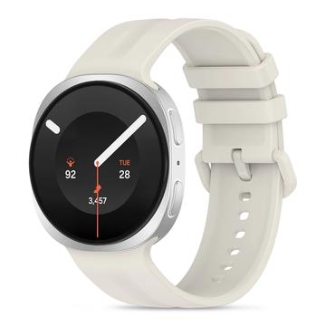 Samsung Galaxy Watch8/Watch8 Classic/Watch9 Tech-Protect Silicone Evo Strap - 40/44/46mm - Starlight