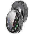 Samsung Galaxy Watch9 Plastic Case with Screen Protector - 44mm - Clear