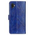 Samsung Galaxy Xcover6 Pro Wallet Case with Magnetic Closure - Blue