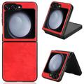 Samsung Galaxy Z Flip6/Z Flip7 FE Coated Plastic Case - Red