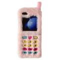 Samsung Galaxy Z Flip6 Retro Plush Case with Embroidered Dial Keys - Pink