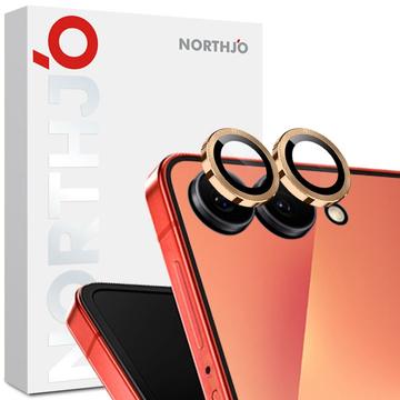 Samsung Galaxy Z Flip7 Northjo Camera Lens Protector Set - Gold