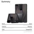 Samsung Galaxy Z Flip8 Dux Ducis Aimo Hybrid Case - Black