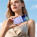 Samsung Galaxy Z Flip8 Dux Ducis Luvy Case with Finger Ring/Hand Strap - Purple / Shell