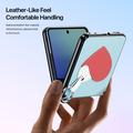 Samsung Galaxy Z Flip8 Dux Ducis Luvy Case with Finger Ring/Hand Strap - Sky Blue / Heart