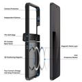 Samsung Galaxy Z Flip8 Dux Ducis Yind Hybrid Case - MagSafe Compatible - Black