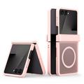 Samsung Galaxy Z Flip8 Dux Ducis Yind Hybrid Case - MagSafe Compatible - Light Pink