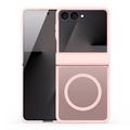 Samsung Galaxy Z Flip8 Dux Ducis Yind Hybrid Case - MagSafe Compatible - Light Pink