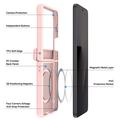 Samsung Galaxy Z Flip8 Dux Ducis Yind Hybrid Case - MagSafe Compatible - Light Pink