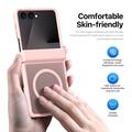 Samsung Galaxy Z Flip8 Dux Ducis Yind Hybrid Case - MagSafe Compatible - Light Pink