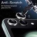 Samsung Galaxy Z Flip8 Hat Prince Camera Lens Tempered Glass Protector - Silver