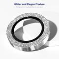 Samsung Galaxy Z Flip8 Hat Prince Glitter Camera Lens Protector - Silver