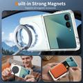 Samsung Galaxy Z Flip8 Hybrid Case - MagSafe Compatible - Transparent