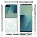Samsung Galaxy Z Flip8 Hybrid Case - MagSafe Compatible - Transparent
