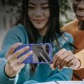 Samsung Galaxy Z Flip8 Plastic Case with Outer Tempered Glass Screen Protector - Dark Blue