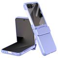 Samsung Galaxy Z Flip8 Plastic Case with Outer Tempered Glass Screen Protector