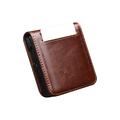 Samsung Galaxy Z Flip8 Qialino Classic Wallet Leather Case - Dark Brown