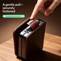 Samsung Galaxy Z Flip8 Qialino Classic Wallet Leather Case - Dark Brown